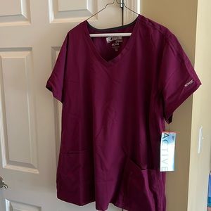 Grey’s Anatomy Active 3XL Wine Scrub top